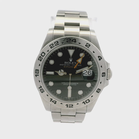 Rolex 216570 Explorer II 42mm Black Dial Stainless Steel Watch
