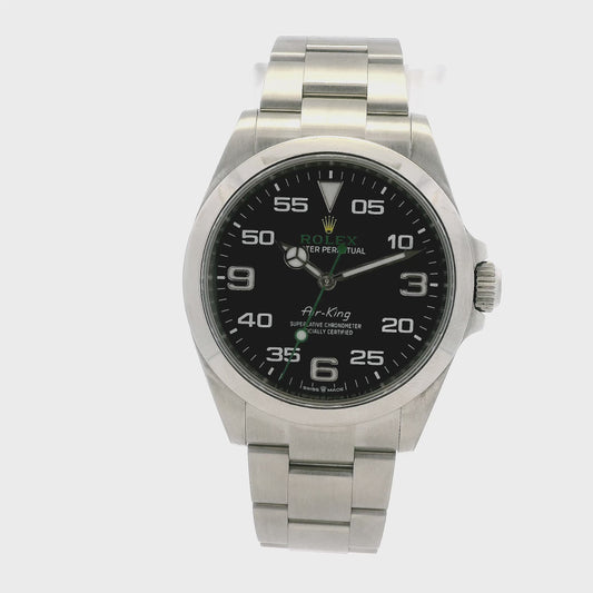 Rolex 126900 Air-King 40mm Black Dial Stainless Steel Watch