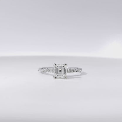 18k White Gold 1.15ct Diamond Engagement Ring