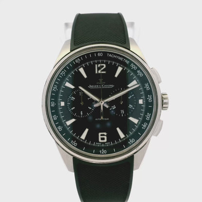 Jaeger Le Coultre Q9028471 Polaris Stainless Steel Black Dial Watch