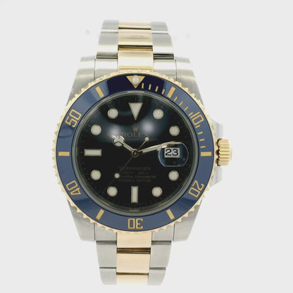 Rolex 116613LB Submariner 18k Yellow Gold and Stainless Steel Watch