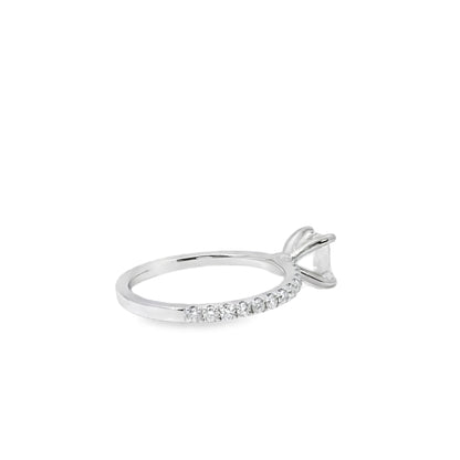 18k White Gold 1.15ct Diamond Engagement Ring