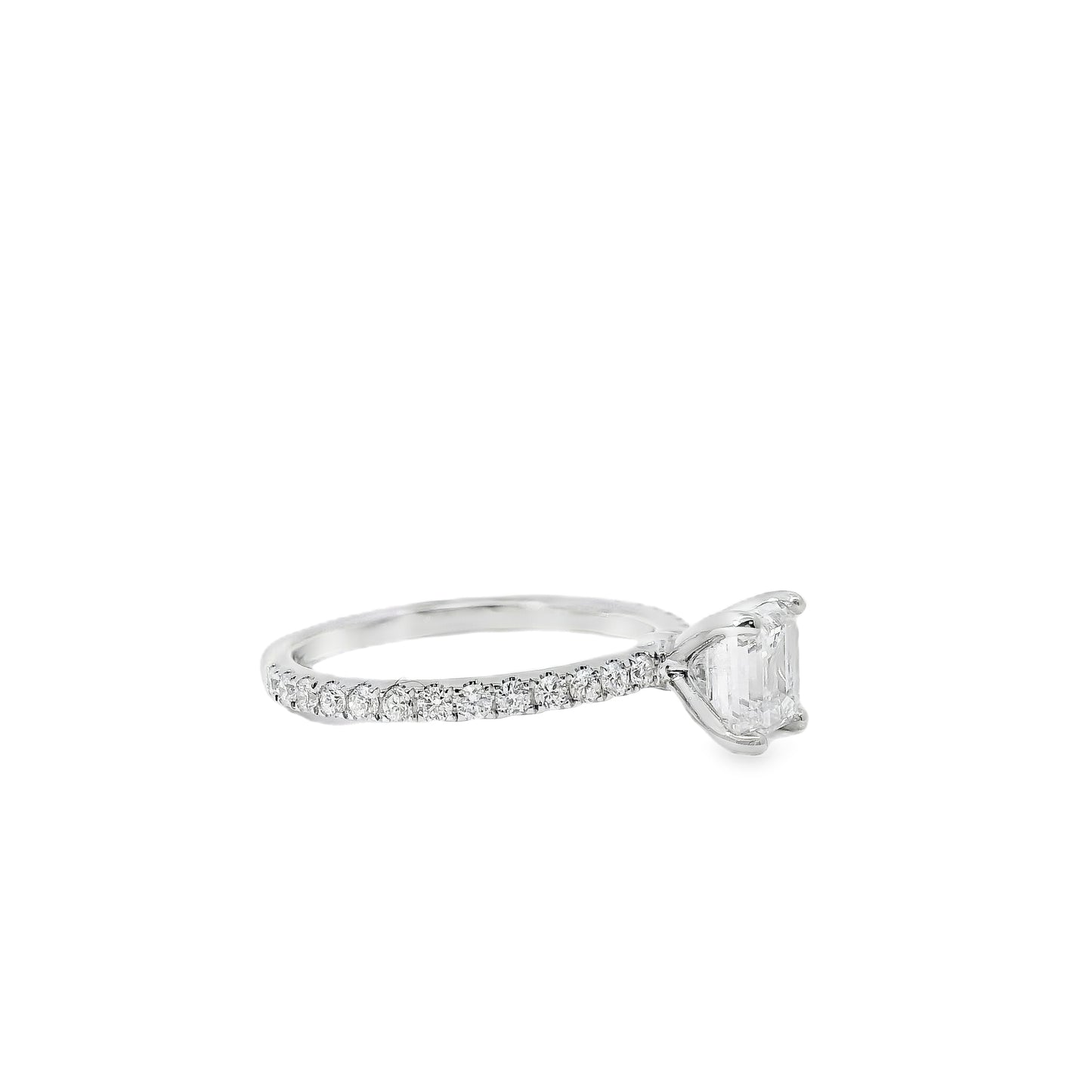 18k White Gold 1.15ct Diamond Engagement Ring