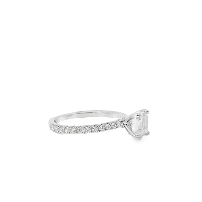 18k White Gold 1.15ct Diamond Engagement Ring