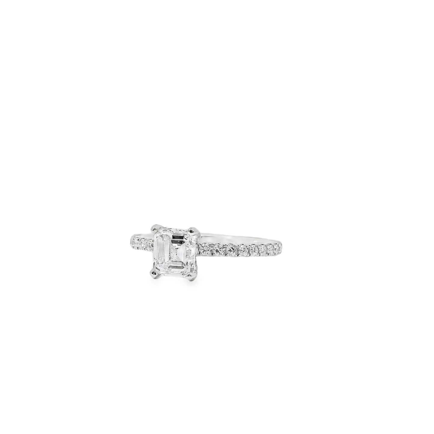 18k White Gold 1.15ct Diamond Engagement Ring
