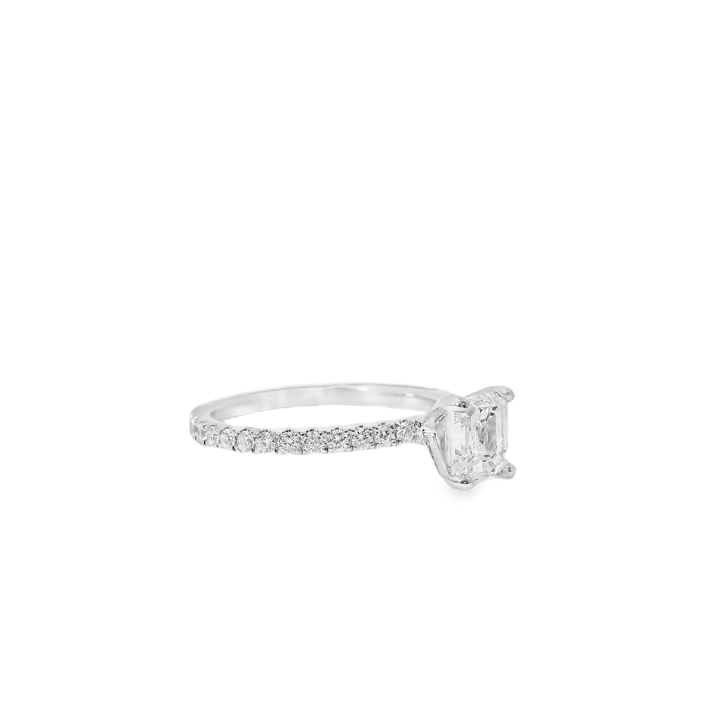 18k White Gold 1.15ct Diamond Engagement Ring
