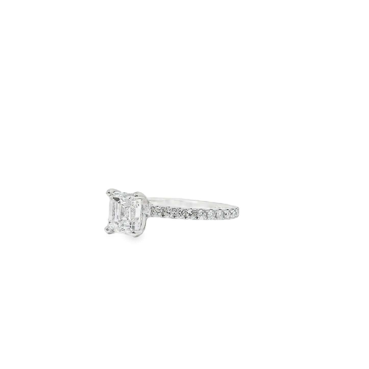 18k White Gold 1.15ct Diamond Engagement Ring