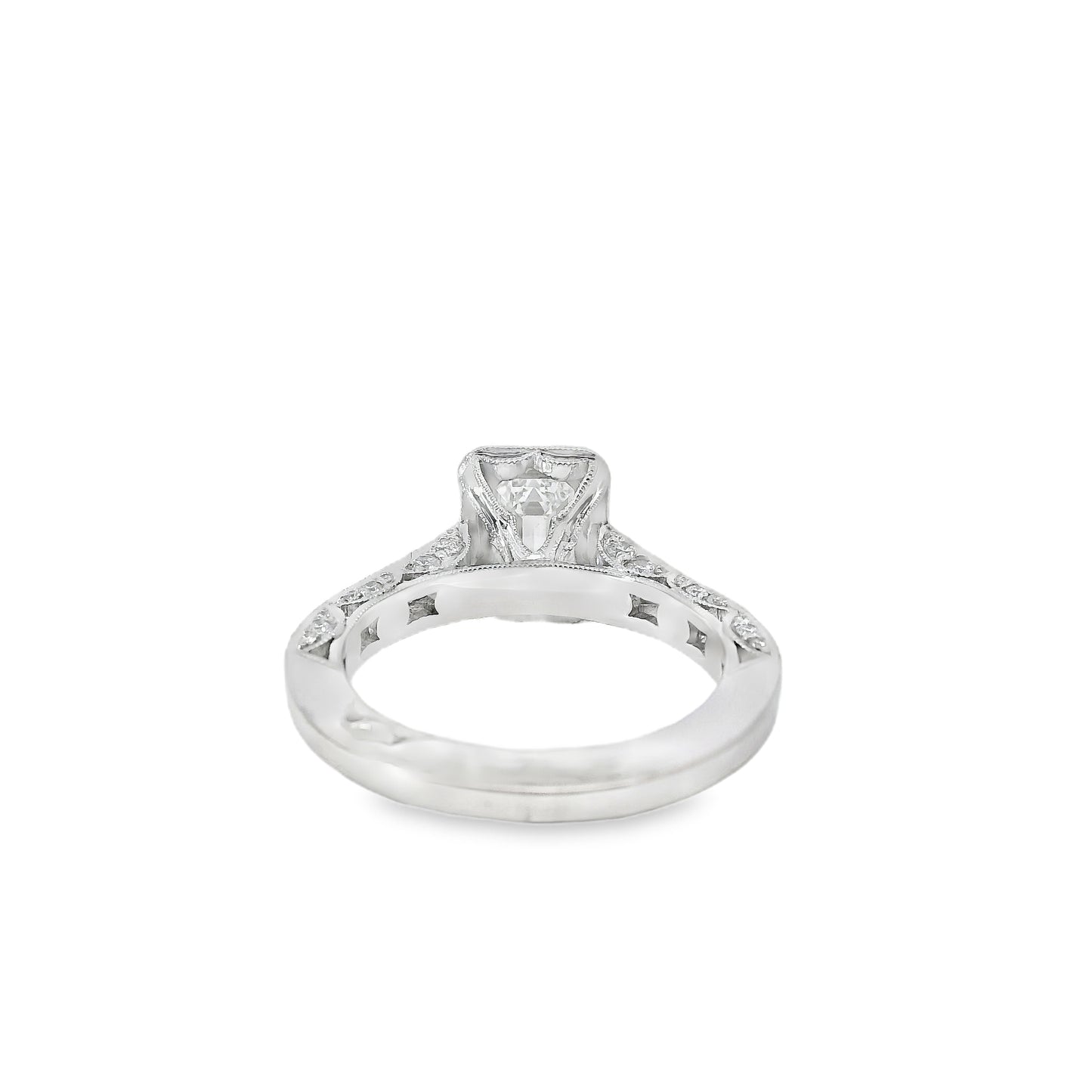 18k White Gold GIA Certified 1.01ct Diamond Engagement Ring
