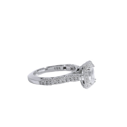 18k White Gold GIA Certified 1.01ct Diamond Engagement Ring