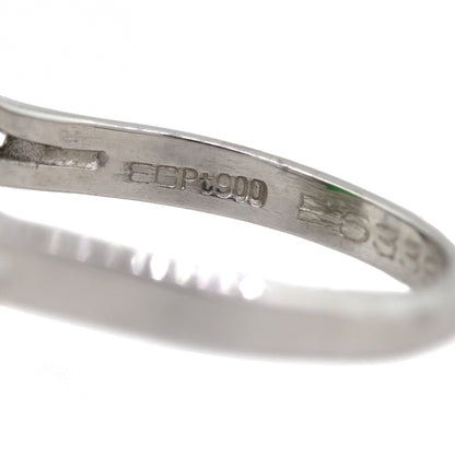 Platinum 3.56ct Jade with 0.15ctw Diamond Cocktail Ring