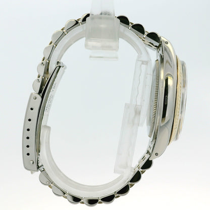 Rolex 16013 Datejust on Two Tone Jubilee and Champagne Dial Watch