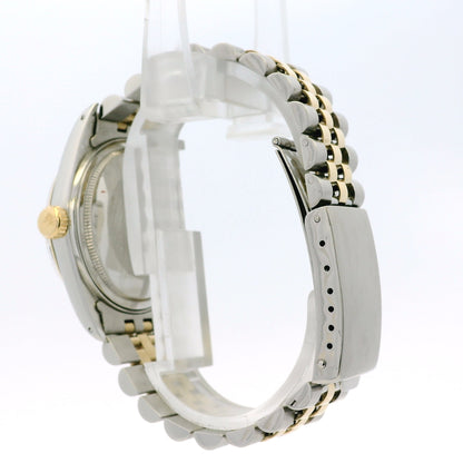 Rolex 16013 Datejust on Two Tone Jubilee and Champagne Dial Watch