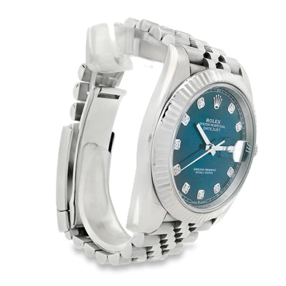 Rolex 126334 Oyster Perpetual Datejust Stainless Steel 41mm Blue Dial Watch