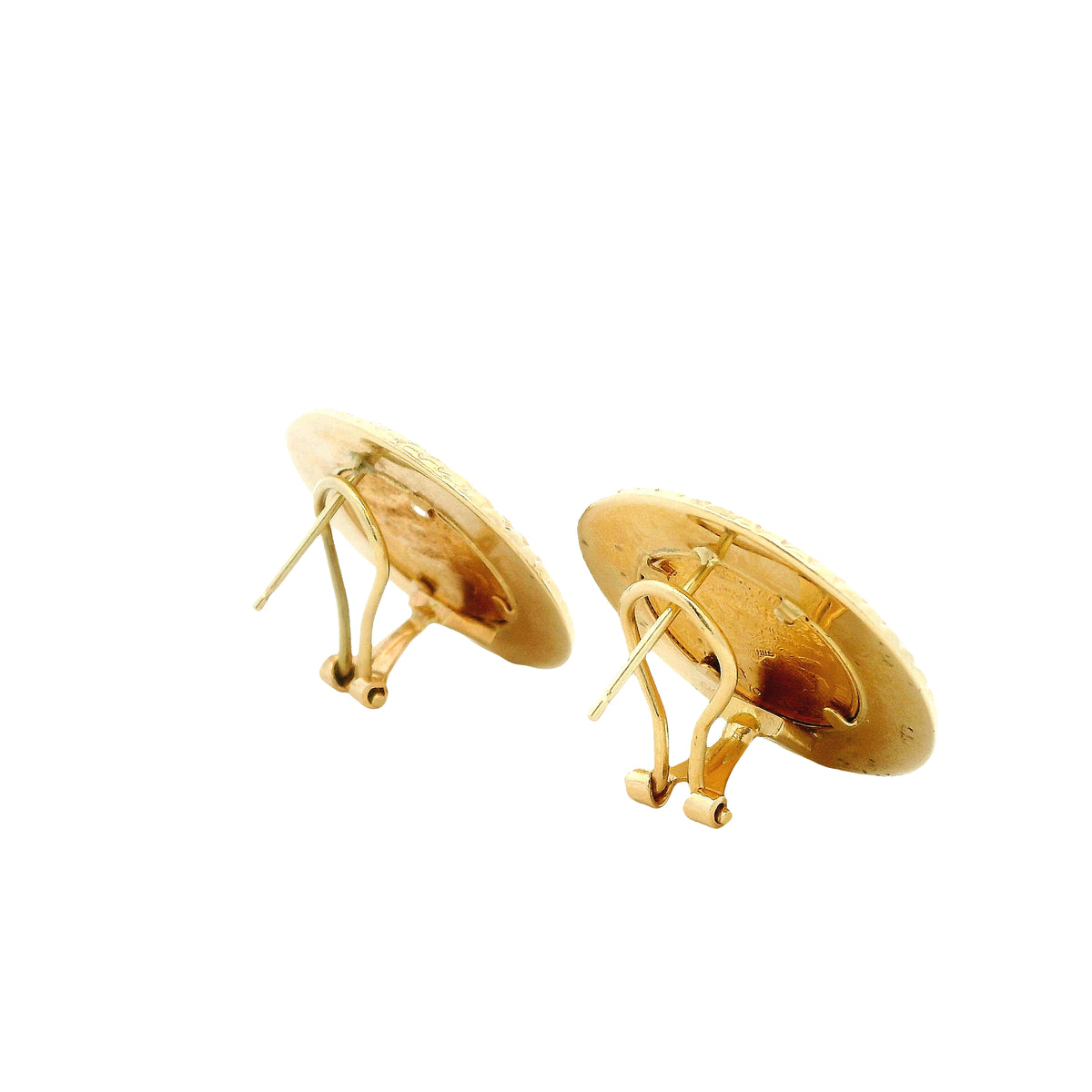 14k Yellow Gold 1999 $5 Liberty Coin Clip-Back Earrings — photo 10 of 12