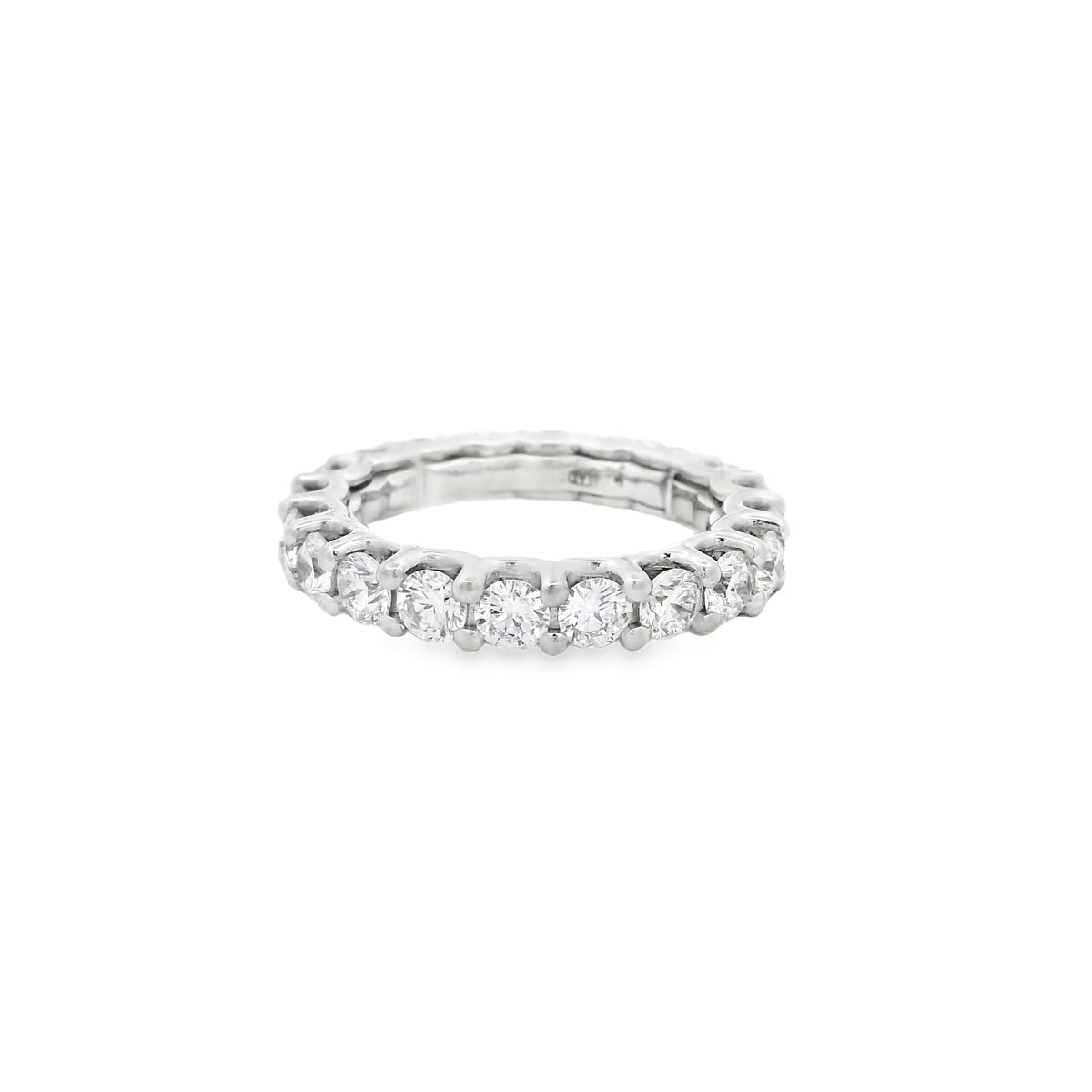 14k White Gold 2.80ctw Round Brilliant Diamond Eternity Ring — photo 10 of 10