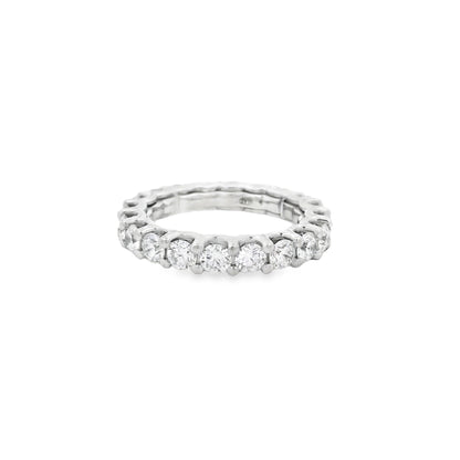 14k White Gold 2.80ctw Round Brilliant Diamond Eternity Ring — photo 10 of 10