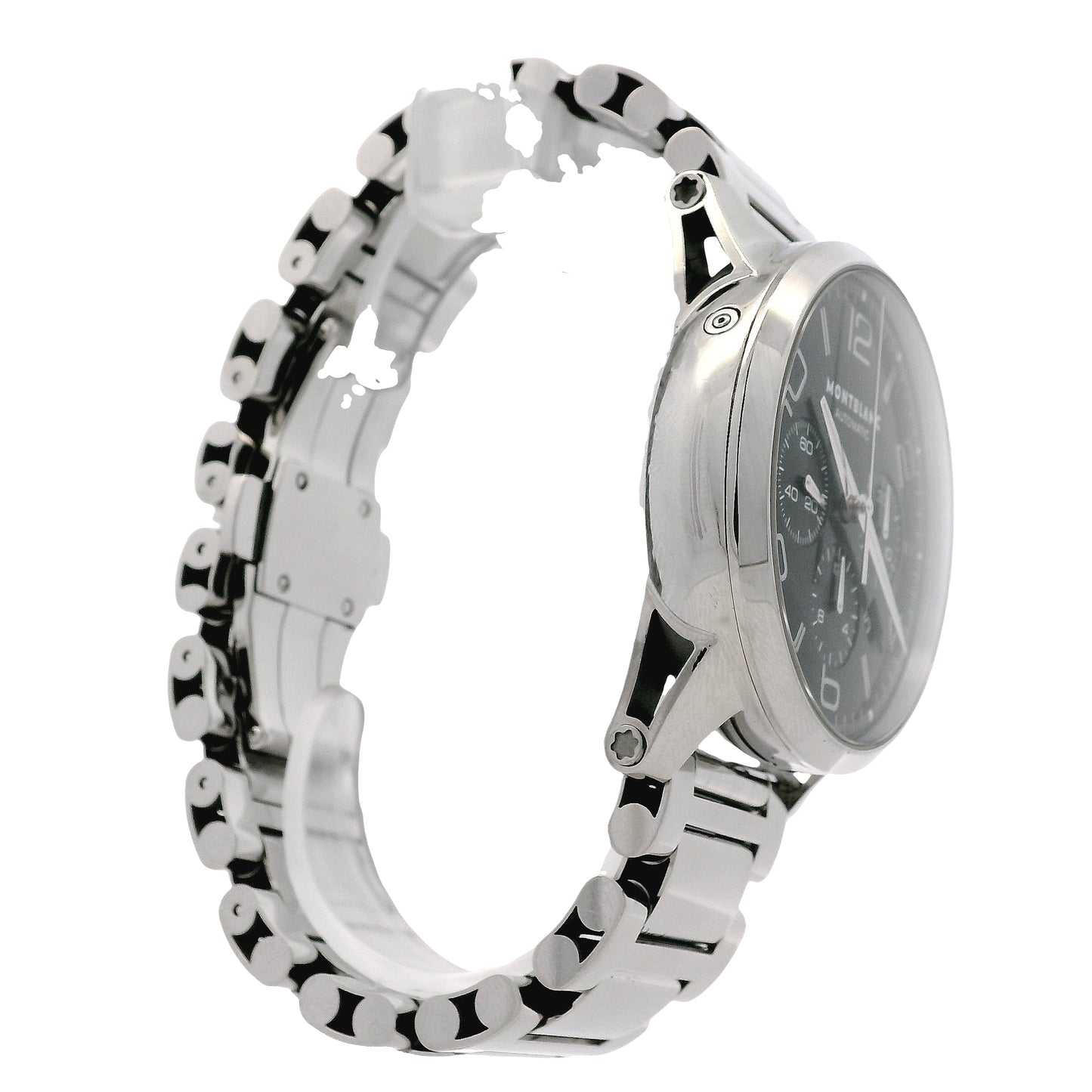 Montblanc 7069 Timewalker 42mm Black Dial Stainless Steel Watch — photo 10 of 12