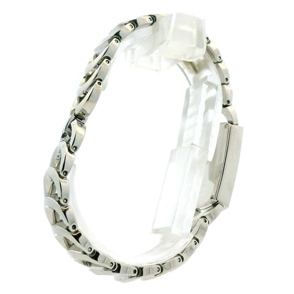 Movado Rondiro 0606007 Mother of Pearl Diamond Bezel Rectangle Stainless Steel Watch — photo 10 of 12