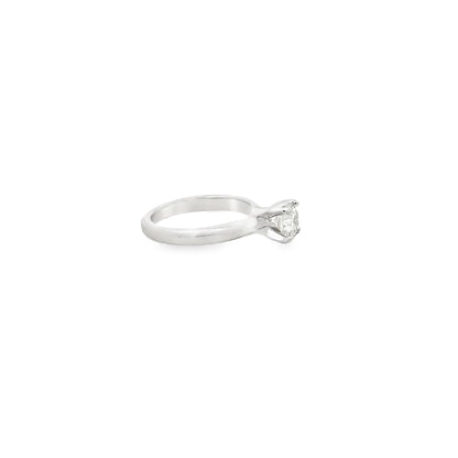 Platinum 0.75ct Round Brilliant Diamond Solitaire Engagement Ring — photo 10 of 10