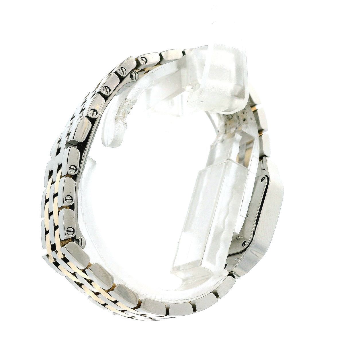 Cartier Santos 2698 Two-Tone White Dial Ladies Bracelet Watch — photo 10 of 13