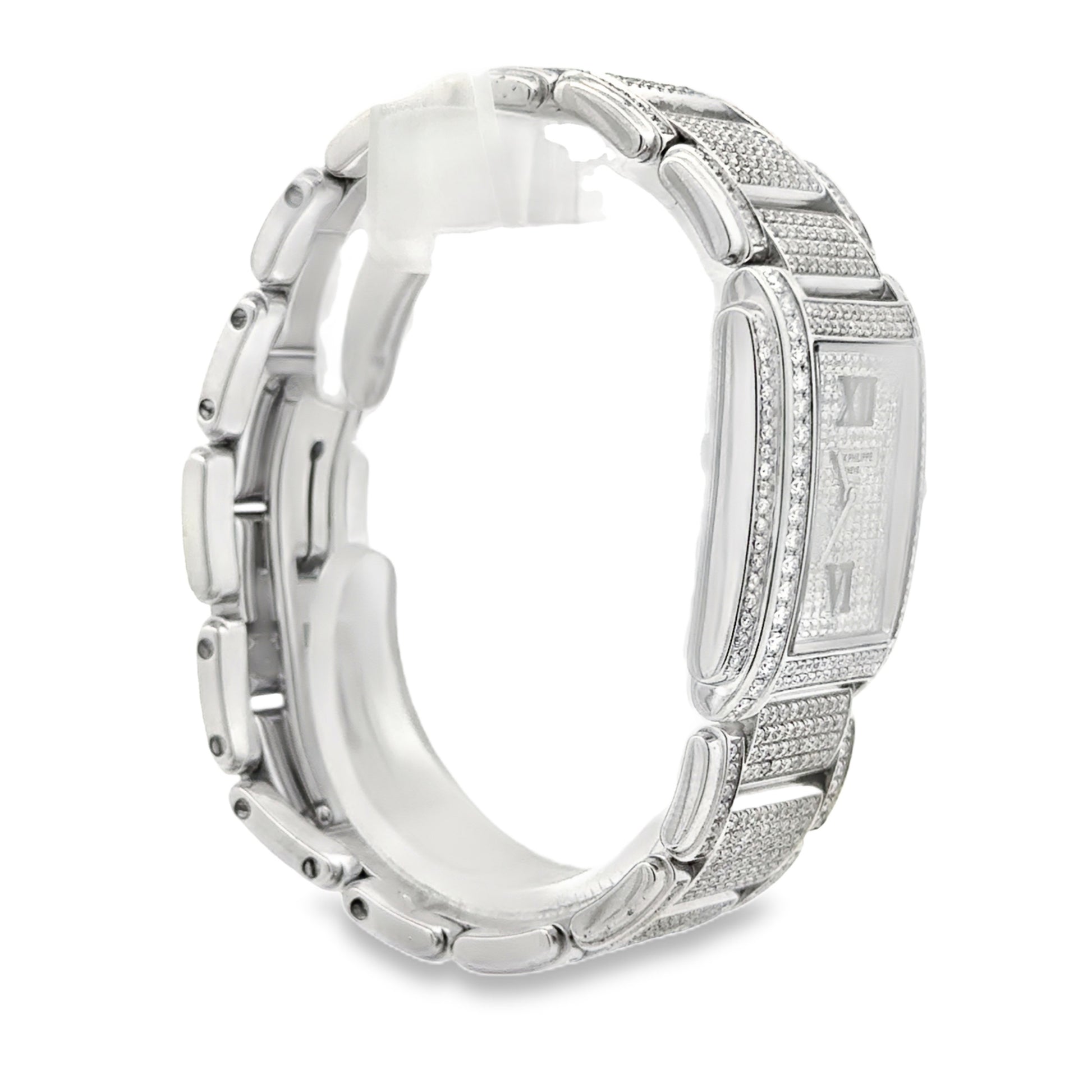 Patek Philippe 4910/10A Twenty~4 Aftermarket Diamond Pavé Watch — photo 10 of 11