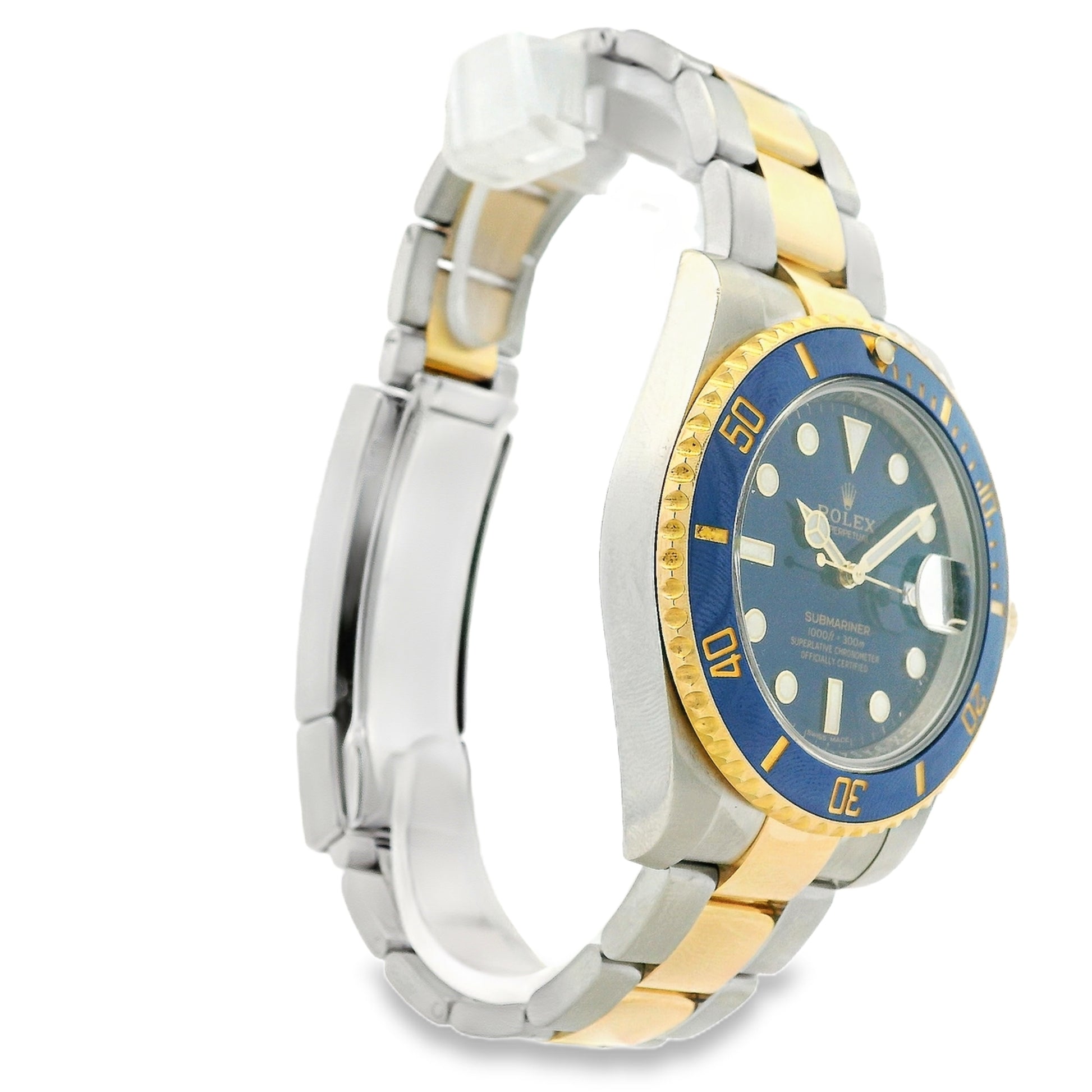 Rolex 116613LB Submariner 40mm Blue Dial Two-Tone Oyster Bracelet Watch — photo 10 of 10