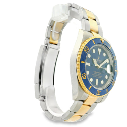 Rolex 116613LB Submariner 40mm Blue Dial Two-Tone Oyster Bracelet Watch — photo 10 of 10