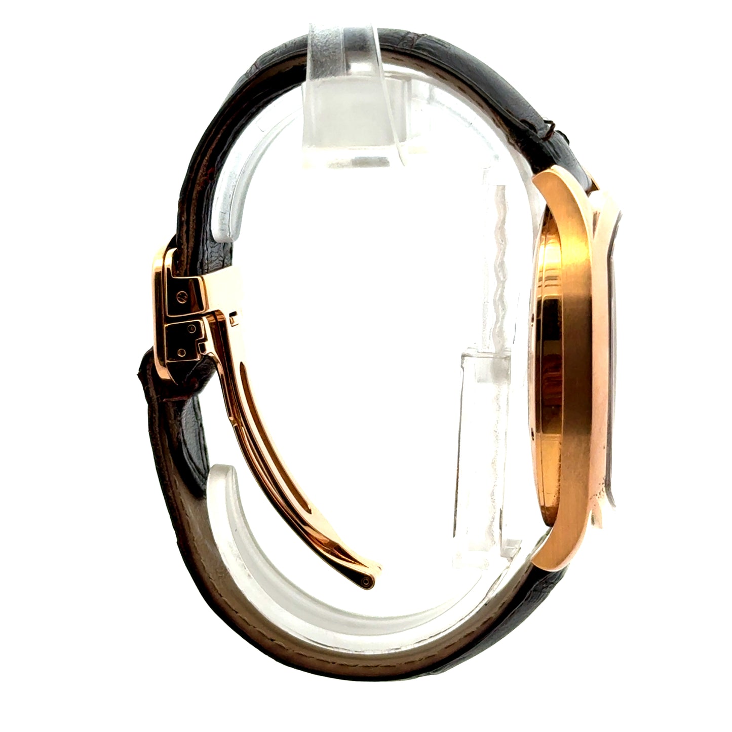 Cartier Drive de Cartier 40mm Silver Guilloché Dial 18k Rose Gold Watch — photo 10 of 11