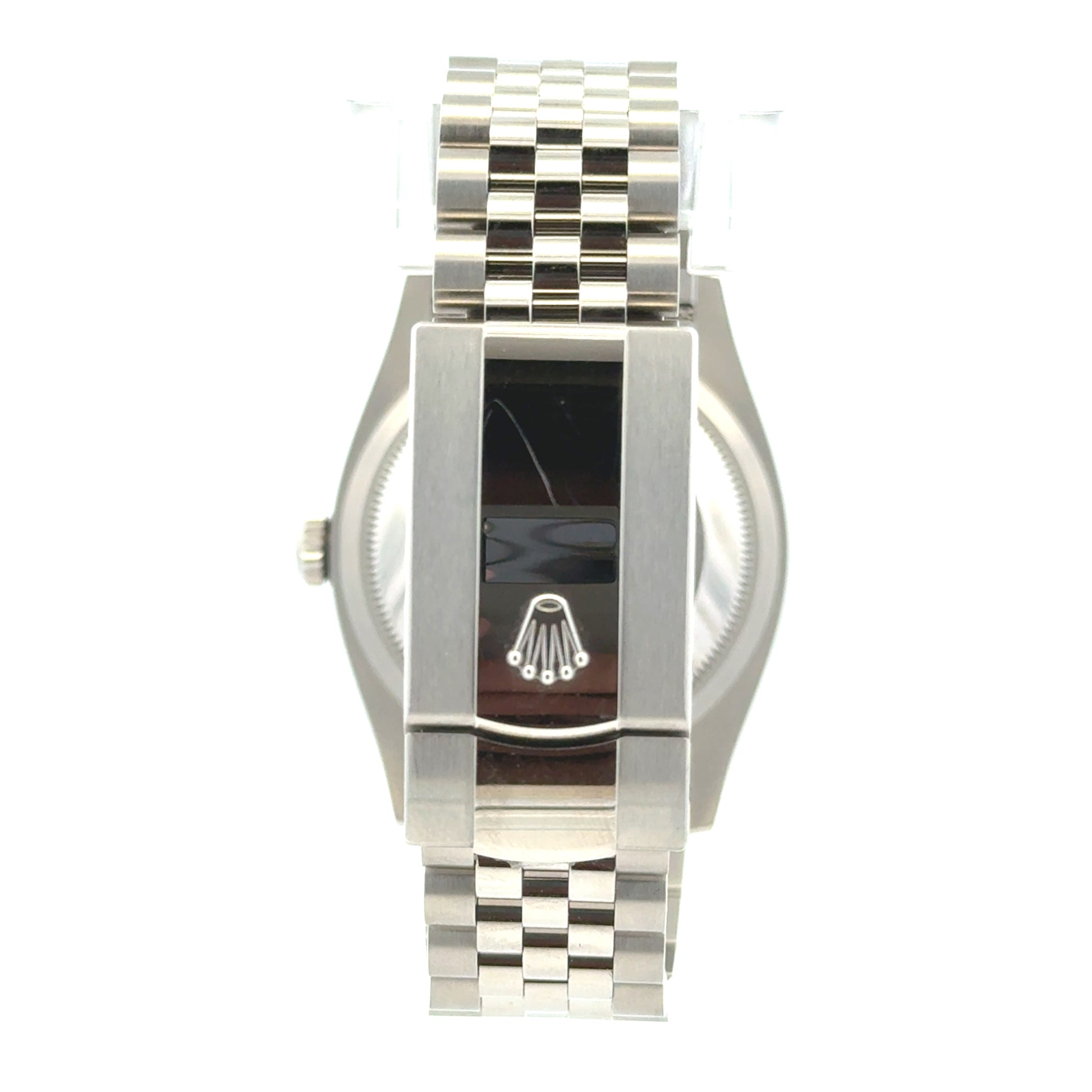 Rolex 126284RBR Datejust 36mm Pink Diamond Dial Diamond Bezel Jubilee Watch — photo 10 of 13