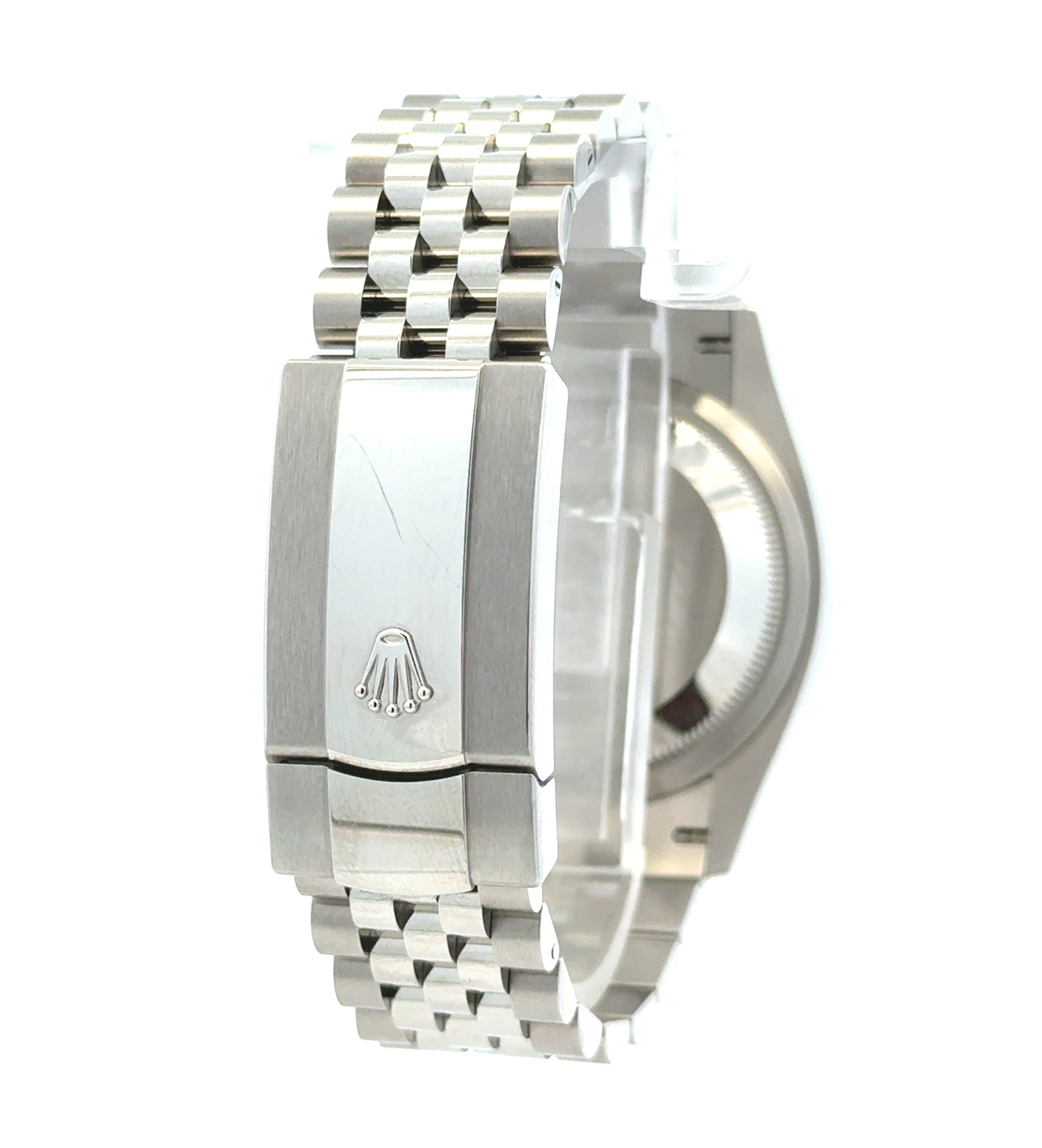 Rolex 126284RBR Datejust 36mm Pink Diamond Dial Diamond Bezel Jubilee Watch — photo 11 of 13