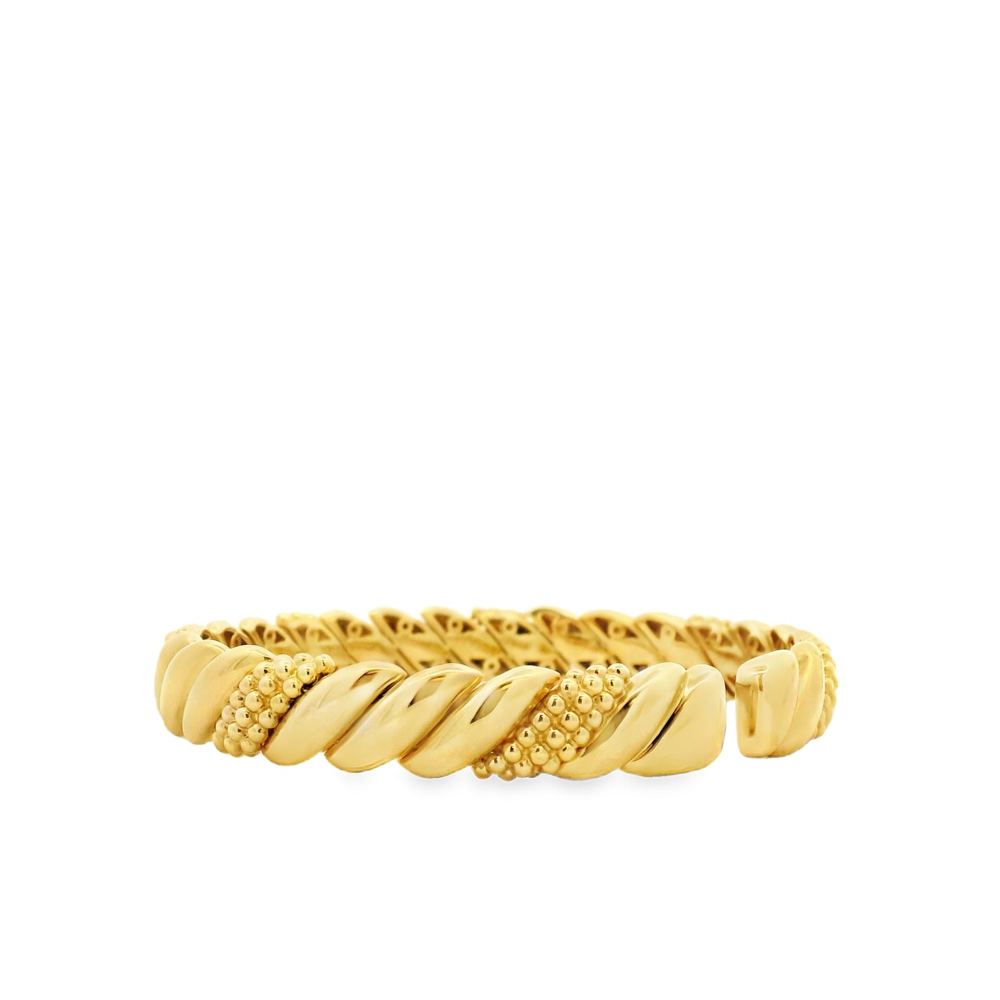 Gabriel & Co. 14k Yellow Gold Bujukan Split Bangle Bracelet — photo 11 of 11