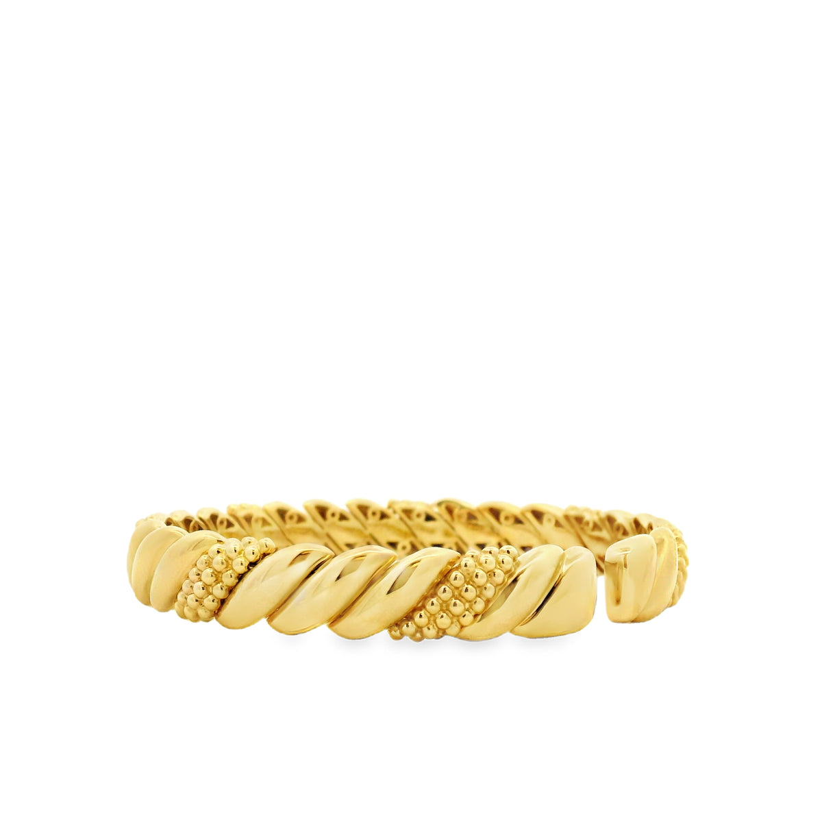Gabriel & Co. 14k Yellow Gold Bujukan Split Bangle Bracelet — photo 11 of 11