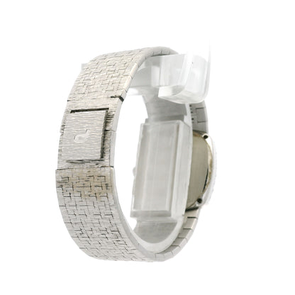 Piaget 9236 A6 18k White Gold Diamond Bezel 23mm Silver Dial Ladies Watch — photo 11 of 13