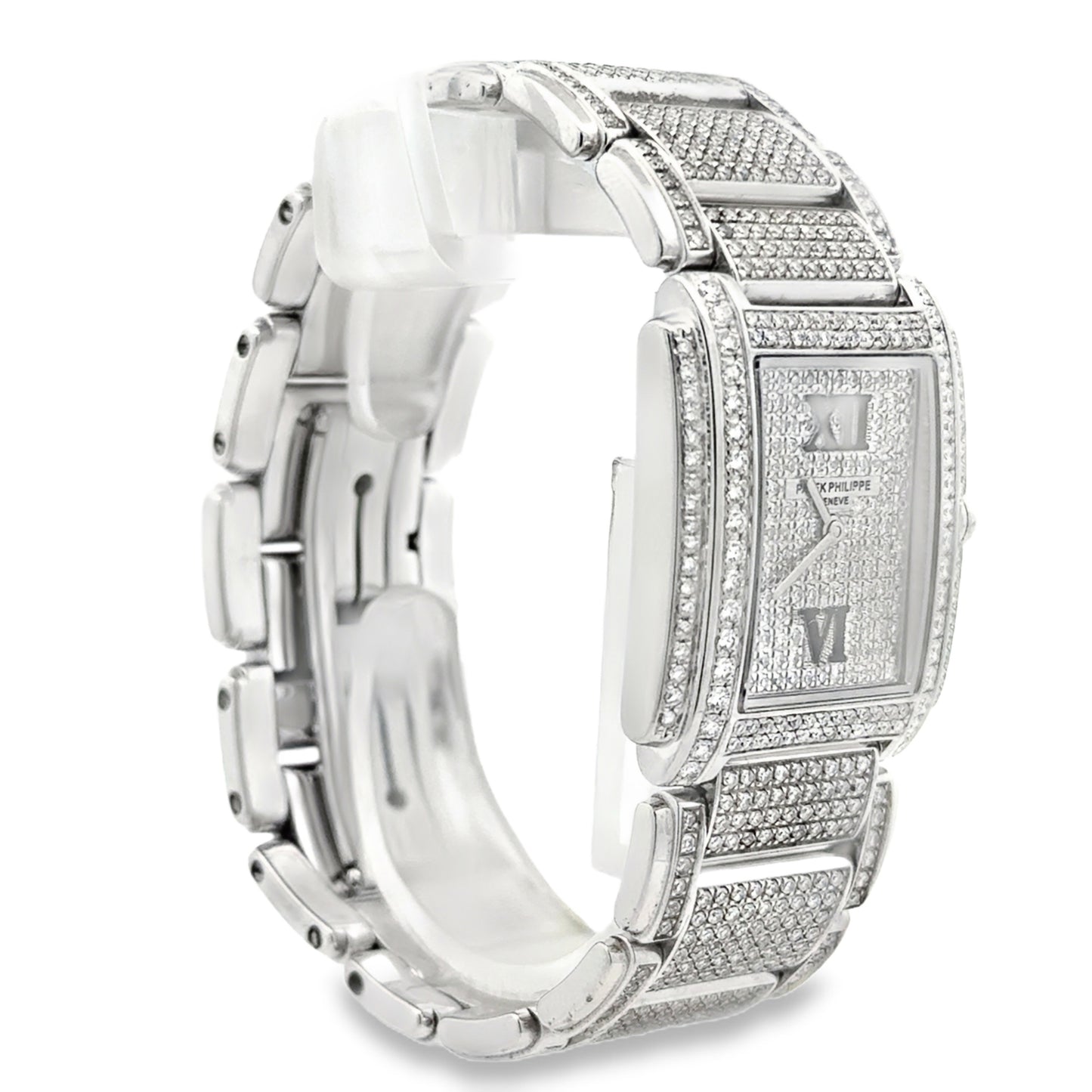 Patek Philippe 4910/10A Twenty~4 Aftermarket Diamond Pavé Watch — photo 11 of 11