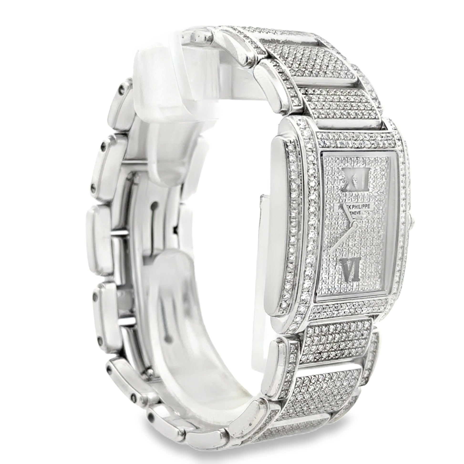 Patek Philippe 4910/10A Twenty~4 Aftermarket Diamond Pavé Watch — photo 11 of 11