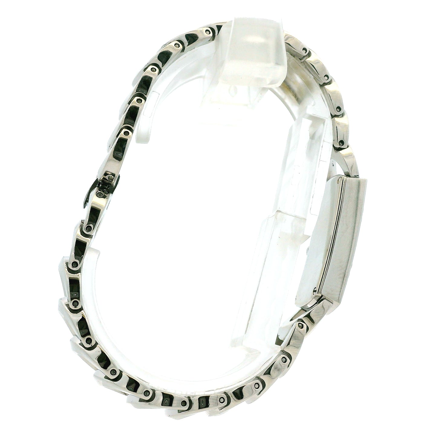 Movado Rondiro 0606007 Mother of Pearl Diamond Bezel Rectangle Stainless Steel Watch — photo 11 of 12