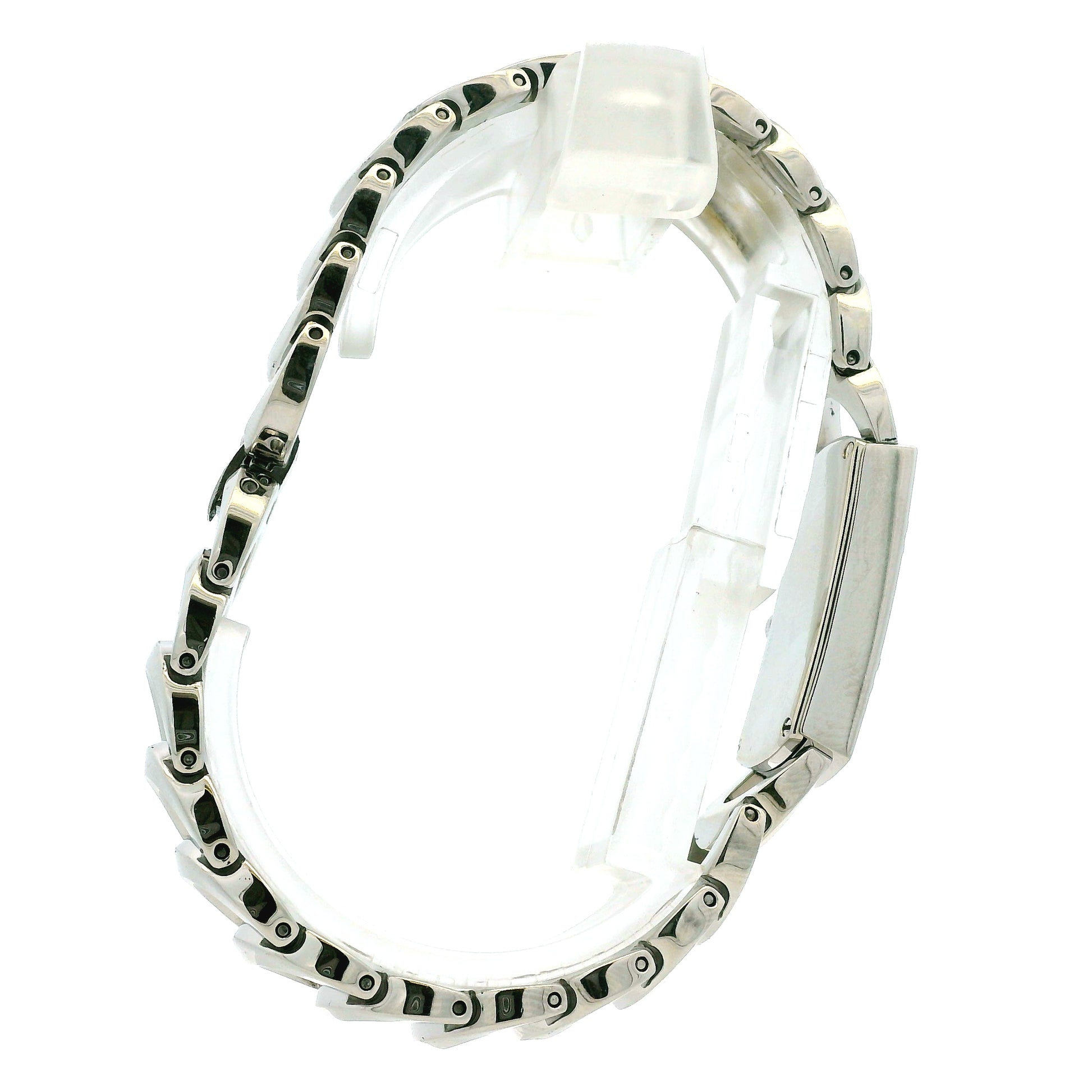 Movado Rondiro 0606007 Mother of Pearl Diamond Bezel Rectangle Stainless Steel Watch — photo 11 of 12