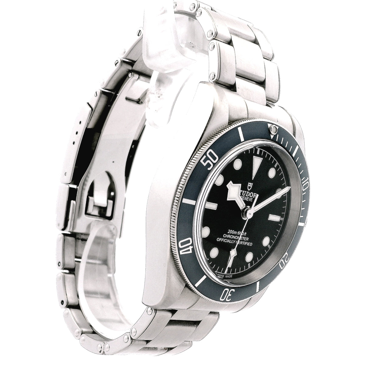 Tudor Heritage 41mm Black Dial Blue Rotating Bezel Stainless Steel Watch — photo 11 of 11