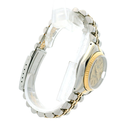 Rolex 69173 Datejust 26mm Two-Tone Champagne Dial Watch — photo 12 of 13