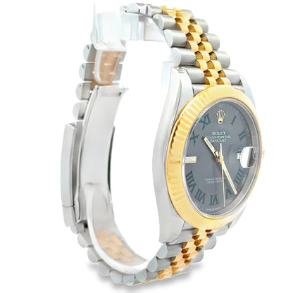 Rolex 126333 Datejust 41mm Wimbledon Dial Two-Tone Jubilee Watch — photo 12 of 12