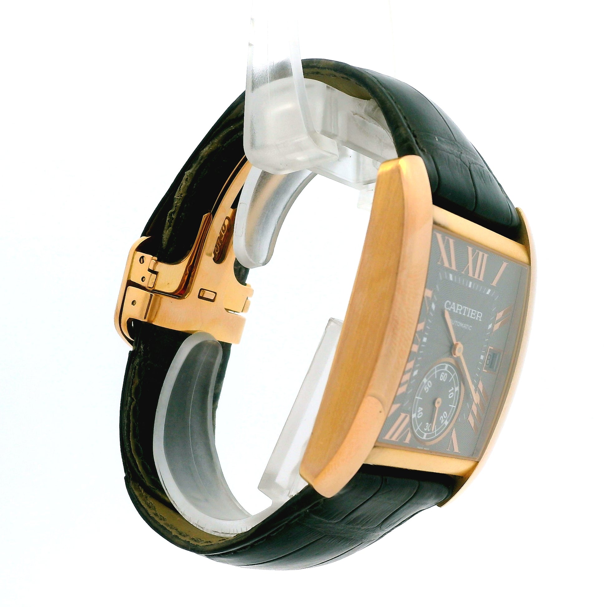 Cartier Tank 3590 18k Rose Gold 35x44mm Silver Dial Watch — photo 13 of 13
