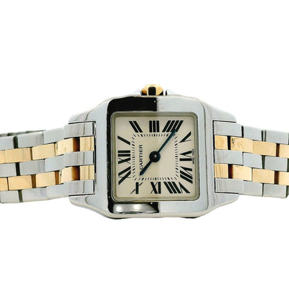 Cartier Santos 2698 Two-Tone White Dial Ladies Bracelet Watch — photo 13 of 13