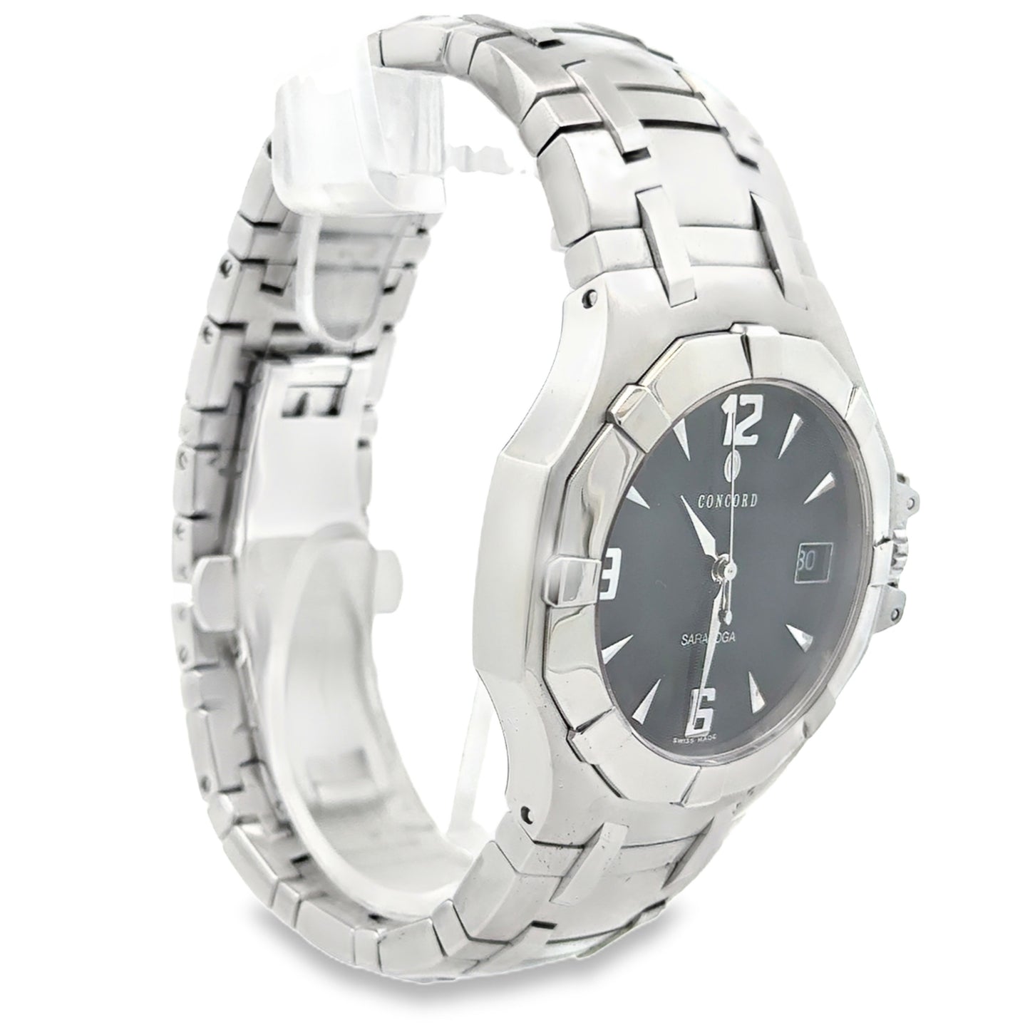 Concord Saratoga 37mm Black Dial Stainless Steel Watch — photo 13 of 13