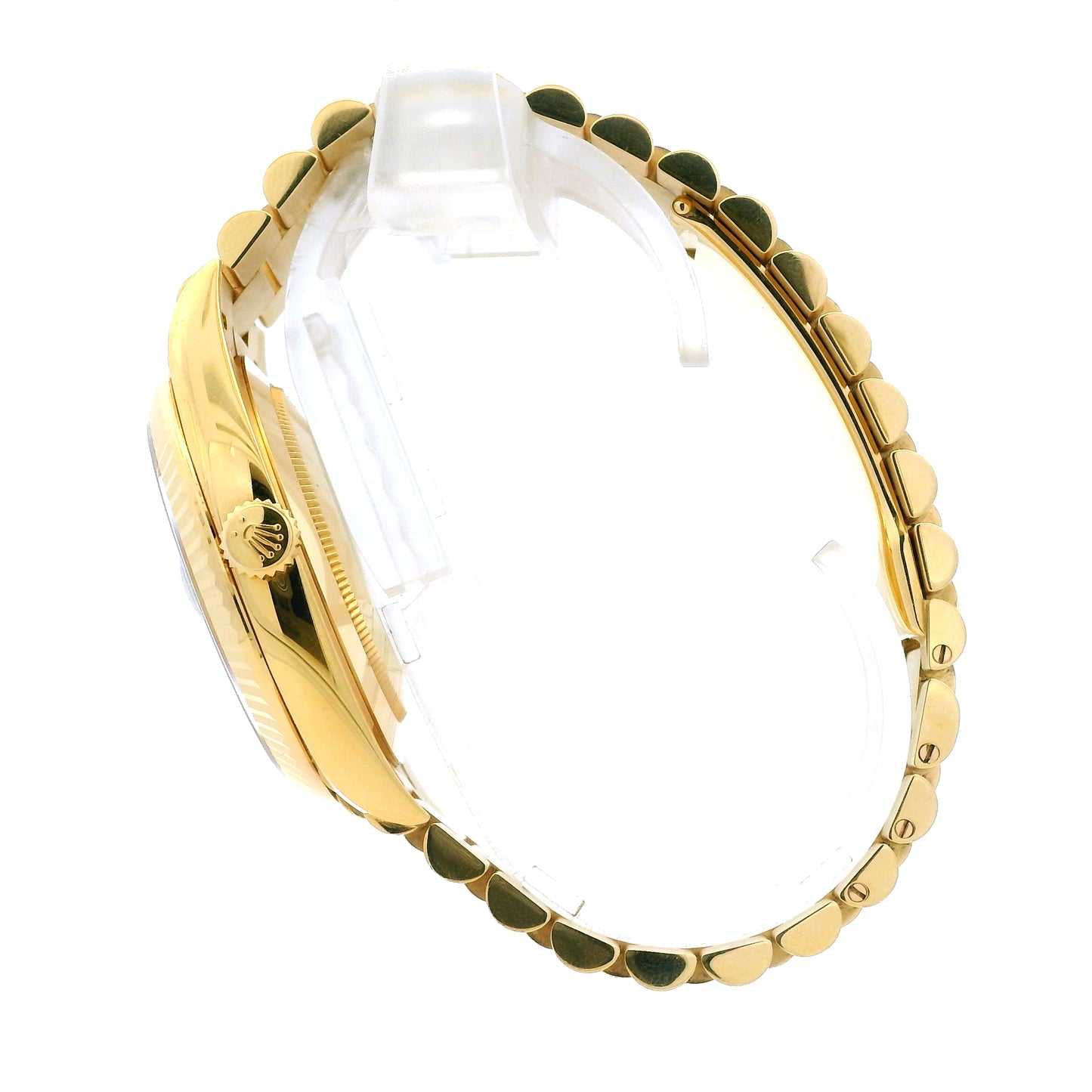 Rolex 228238 Day-Date 40 40mm Green Roman Dial 18k Yellow Gold Watch — photo 14 of 21