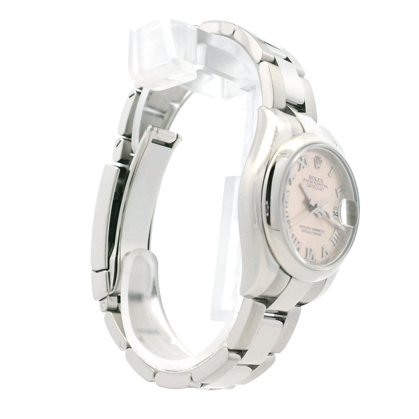 Rolex 179160 Lady-Datejust 26mm Pink Dial Stainless Steel Watch — photo 15 of 16