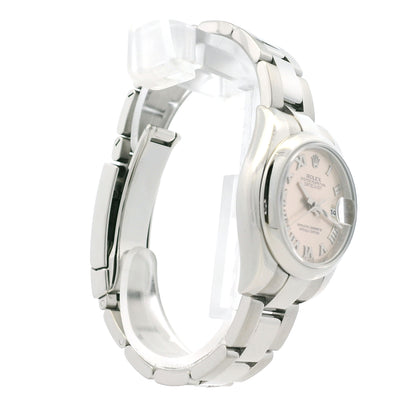 Rolex 179160 Lady-Datejust 26mm Pink Dial Stainless Steel Watch — photo 15 of 16