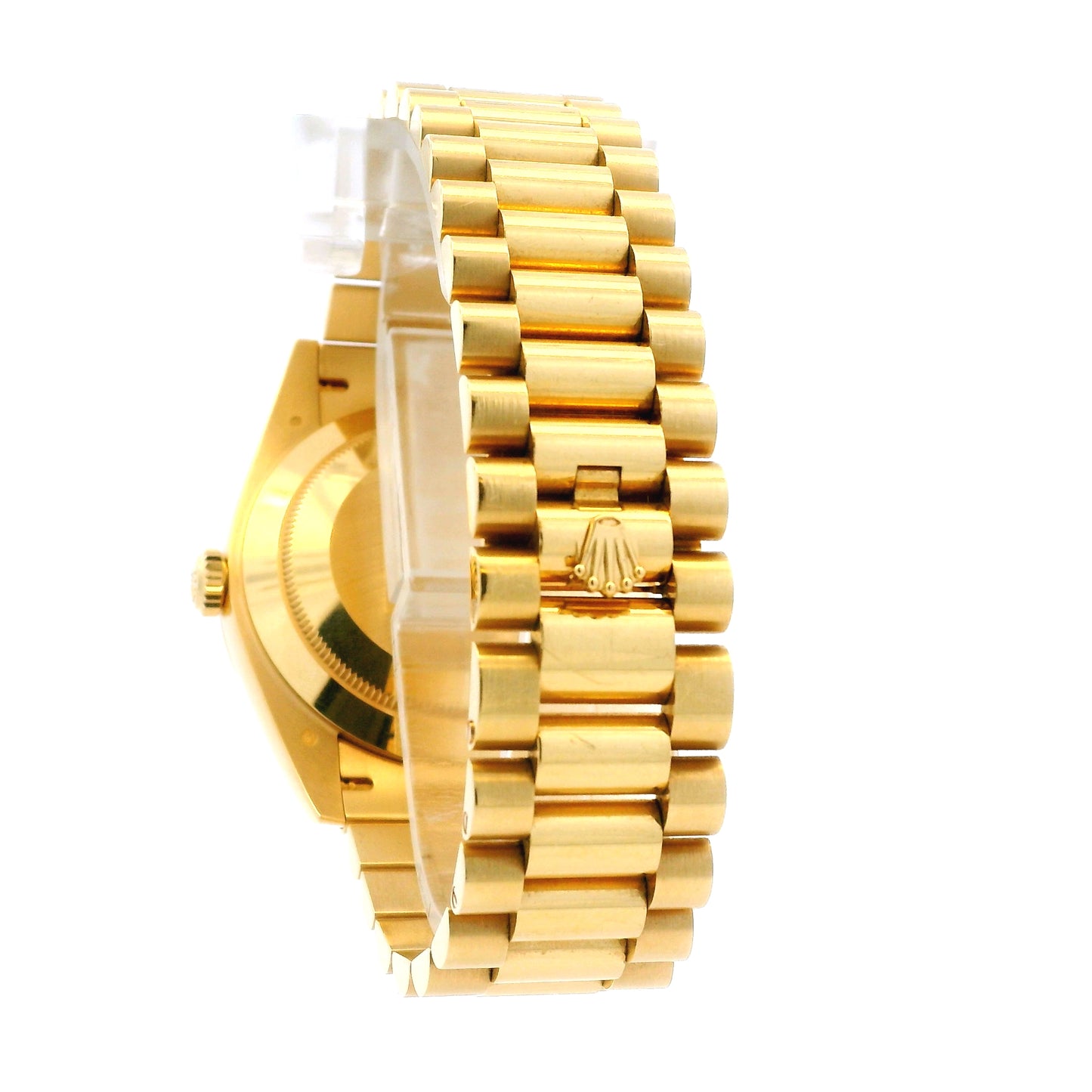Rolex 228238 Day-Date 40 40mm Green Roman Dial 18k Yellow Gold Watch — photo 16 of 21