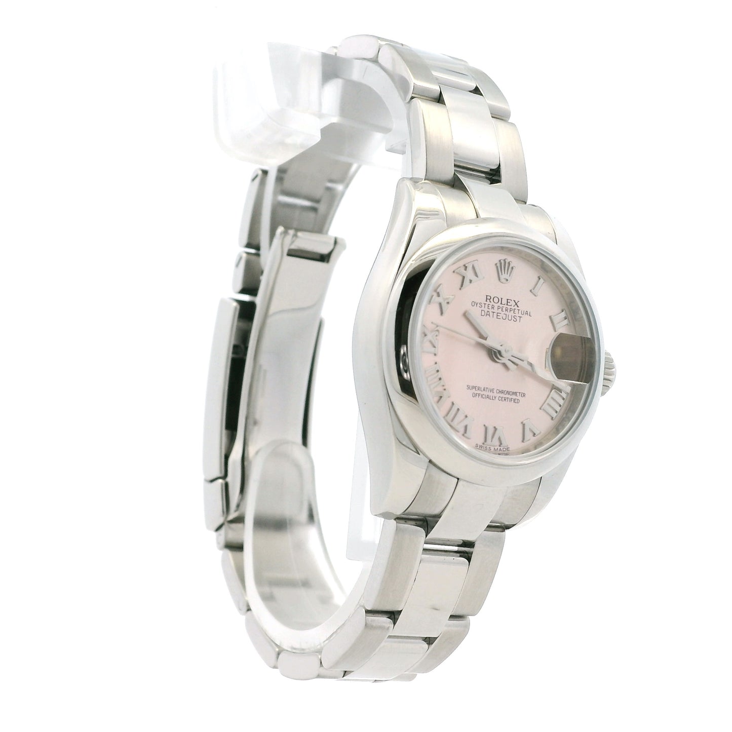 Rolex 179160 Lady-Datejust 26mm Pink Dial Stainless Steel Watch — photo 16 of 16