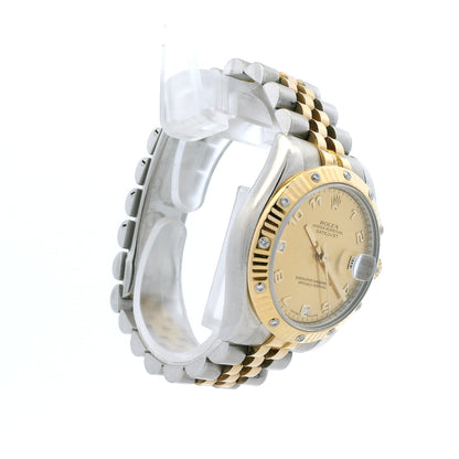 Rolex 178313 Datejust 31mm Champagne MOP Diamond Dial Diamond Bezel Two-Tone Watch — photo 17 of 18