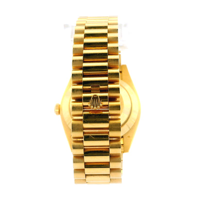 Rolex 228238 Day-Date 40 40mm Green Roman Dial 18k Yellow Gold Watch — photo 17 of 21